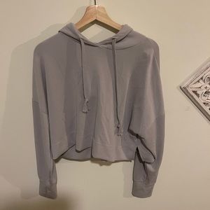 cropped sweatshirt
